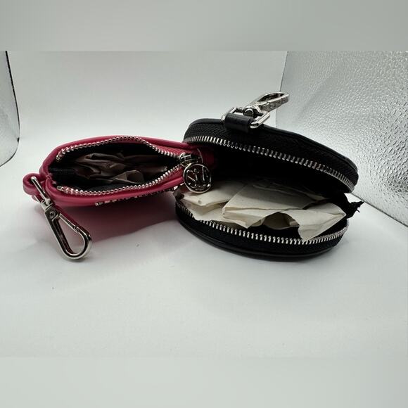 Steve Madden change purse / lot / Pink and Studded Black/ Interchangeable Strap - Picture 8 of 9